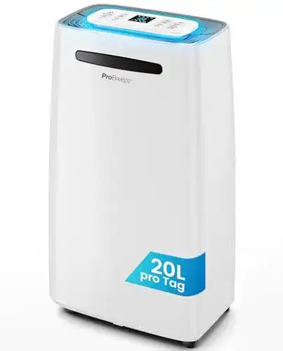 Luftentfeuchter Pro Breeze mit 20 Litern Entfeuchtungsleistung pro Tag