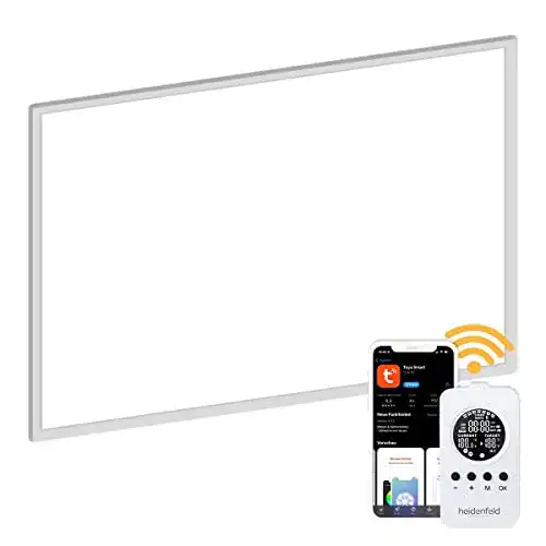 Infrarotheizung 1200 Watt Heidenfeld HF-HP110 für Räume bis 19 m²