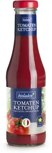Bio-Ketchup aus dem Bioladen, 6 x 450 ml
