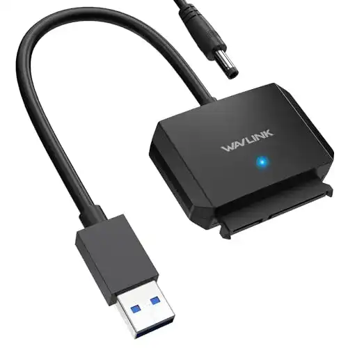 USB SATA Adapter Wavlink USB 3.0 auf SATA mit 12V 2A Netzteil