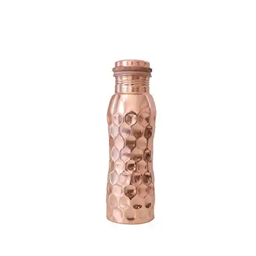 Kupfer-Trinkflasche Forrest & Love M6 mit Diamantprägung