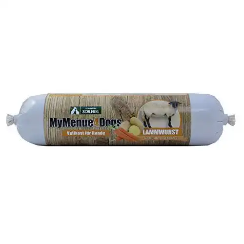 Hundewurst Mymenue4Dogs Hundefutter Lammwurst 400 g