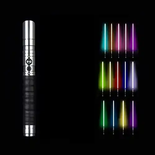 Lichtschwert BoMan aus Metall mit RGB-Farben für Cosplay