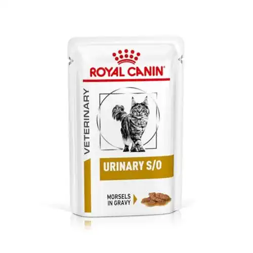 Katzenfutter Royal Canin Urinary S/O Huhn 12x 100g Beutel