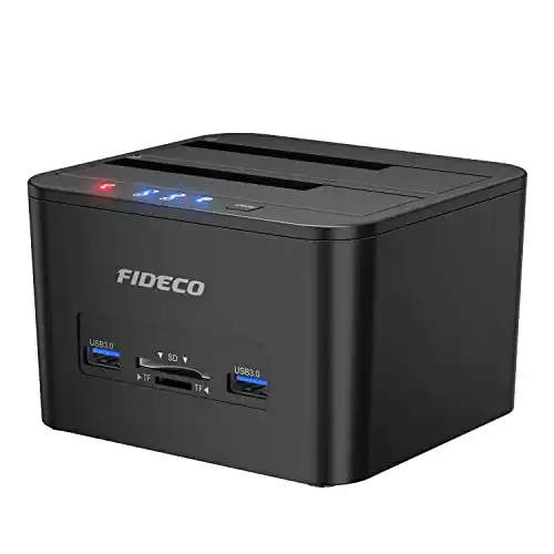 Festplatten-Dockingstation FIDECO für SATA HDD und SSD