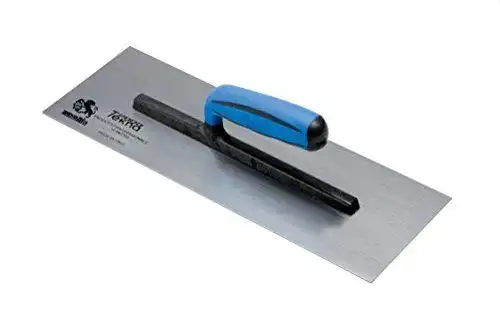 Glättkelle Ausonia 36×12 cm mit Stahl- und Gummigriff