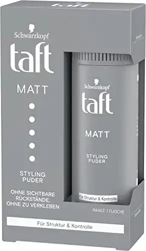 Haarpuder Taft Matt Puder (10 g) für Struktur und Kontrolle