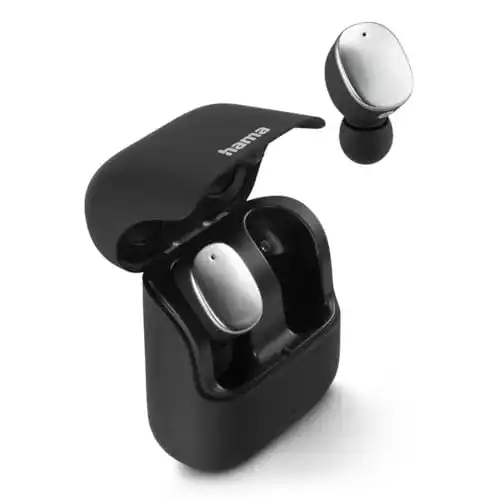 Hama Bluetooth Kopfhörer Spirit Pure – In Ear Kopfhörer mit Mikrofon und Ladecase