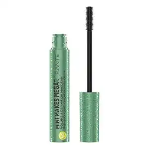 Sante Mascara Naturkosmetik Wimperntusche mit flexibler Gummi Bürste