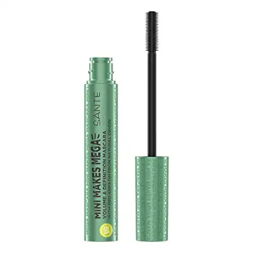 Sante Mascara Naturkosmetik Wimperntusche mit flexibler Gummi Bürste