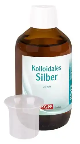 Kolloidales Silber Kopp Verlag 25 ppm 500 ml