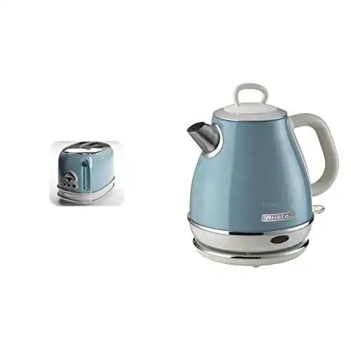 Ariete Wasserkocher 155 Vintage und Toaster mit 2 Scheiben
