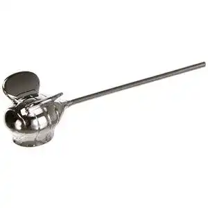 Kerzenlöscher Alessi aus Porzellan in Silber, Einheitsgröße