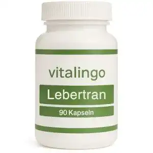 Lebertran Kapseln von Vitalingo – Glutenfrei und hochdosiert – 90 Kapseln