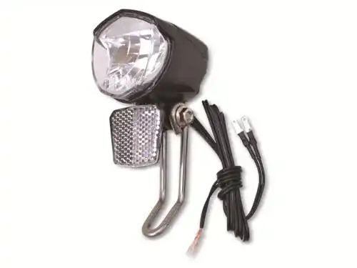 Fahrradlampe mit Nabendynamo LED-Scheinwerfer für Dynamo-Anschluss