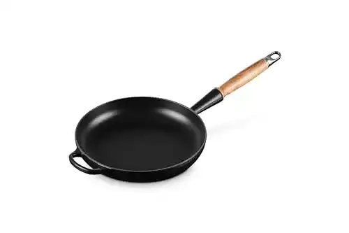 Le Creuset Signature gusseiserne Bratpfanne 26 cm mit Holzgriff