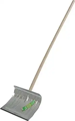 Alu-Schneeschieber Freund 97053 mit Federstahlkante und ovalem Stiel