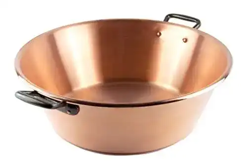 Kupfertopf Baumalu Kupfer Marmeladentopf 38 cm Durchmesser – 9 Liter