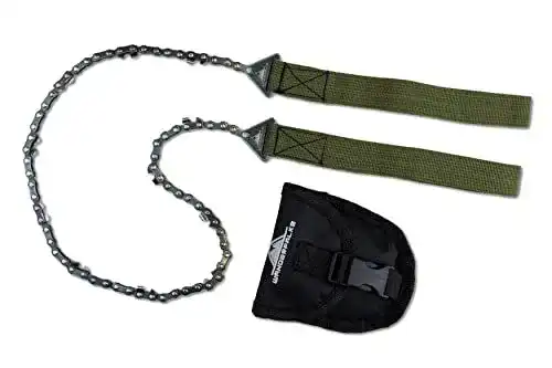Handkettensäge Wanderfalke Survival – Taschensäge aus Carbonstahl