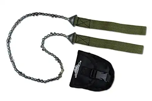 Handkettensäge Wanderfalke Survival – Taschensäge aus Carbonstahl