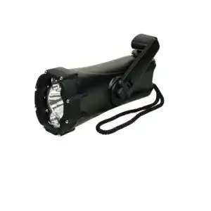 Dynamo-Taschenlampe POWERplus Shark mit wasserdichtem Gehäuse
