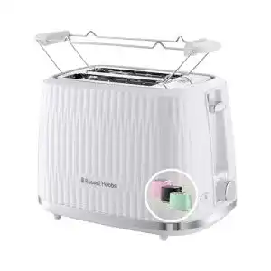 Russell Hobbs Eden Toaster für 2 Scheiben in Weiß