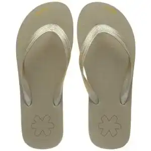 Flip-Flops Damen Flip-Flop Originals Metallic Zehentrenner in Braun (37 EU)