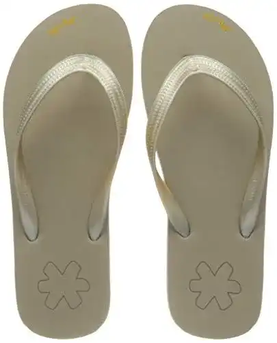 Flip-Flops Damen Flip-Flop Originals Metallic Zehentrenner in Braun (37 EU)
