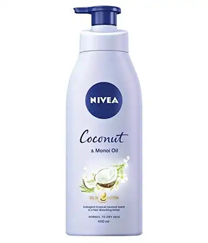 Nivea Bodylotion mit Kokos- und Monoi-Öl im Pumpspender