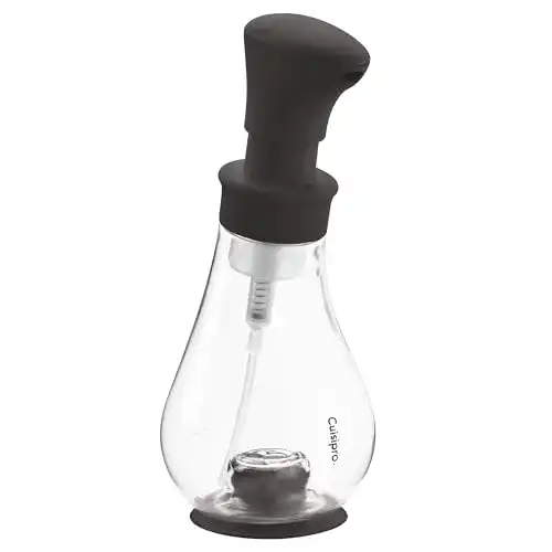 Schaumseifenspender Cuisipro Schwarz 390 ml mit Saugnapf