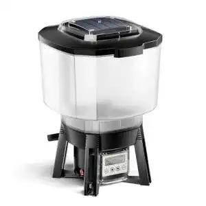 Fischfutterautomat für Teiche Wiltec CFF-206 mit Solarbetrieb