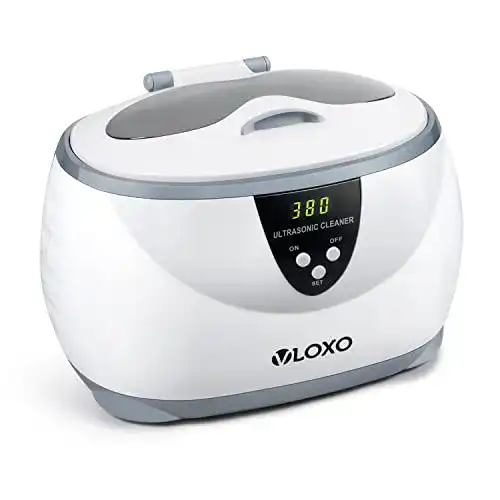 Ultraschall-Brillenreiniger Vloxo – 600ml Ultraschallreinigungsgerät mit LED-Anzeige