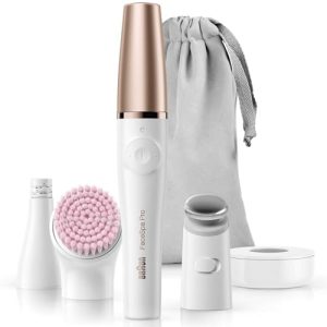 Damenrasierer Braun FaceSpa Pro Beauty Set für Gesichtspflege