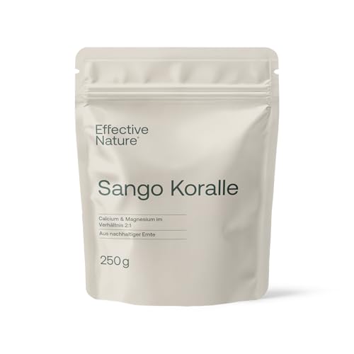 Calcium Pulver Sango Meereskoralle 250 g – Hochdosiert