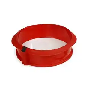Keramik Springform Lékué Duo aus Silikon und Keramik, rot, 23 cm