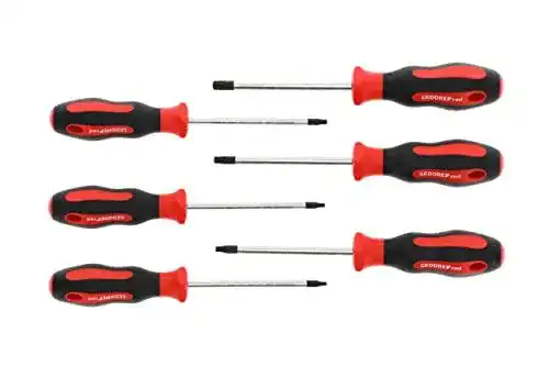 Torx Schraubendreher Set von Gedore Red, 6-teilig, TX Schraubenzieher