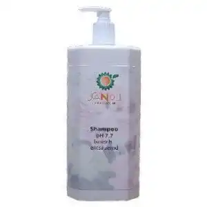 Basisches Shampoo von Sanoll mit pH 7,7 für sanfte Reinigung