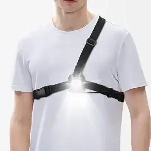 Brustlampe Suptig mit Lauflicht und Gürtellicht für Outdoor-Aktivitäten