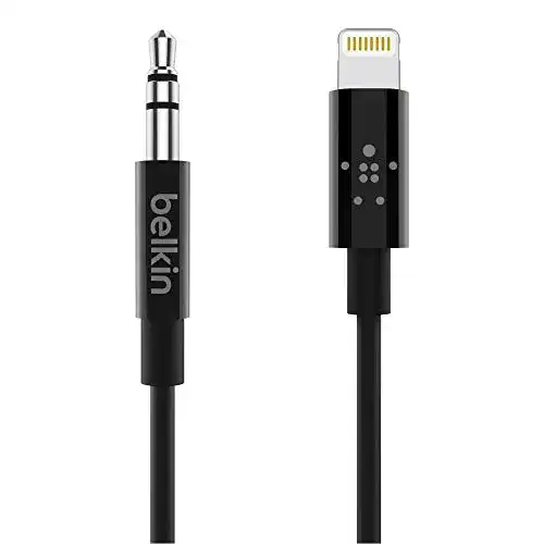 Belkin Audiokabel Lightning auf Klinke 0,9 m für verschiedene iPhone-Modelle