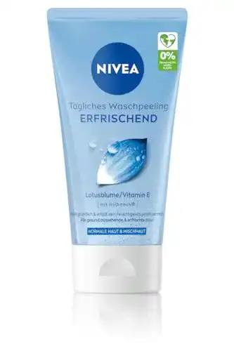 Milde Gesichtsreinigung Nivea Tägliches Waschpeeling für normale Haut