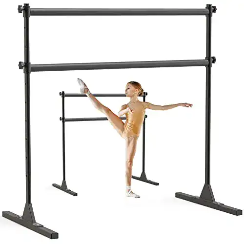 Höhenverstellbare freistehende Ballettstange Seleware