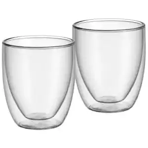 Doppelwandige Gläser WMF Kult, Cappuccino Gläser Set 250ml