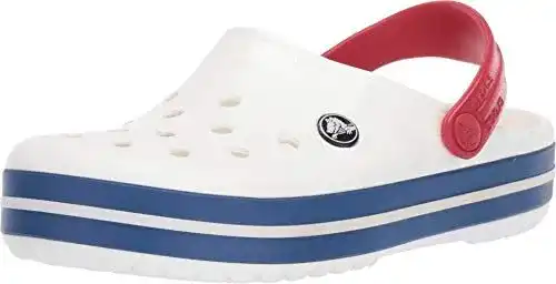 Crocs Schuhe Crocs unisex-adult Crocband Clog Clog, White/Blue