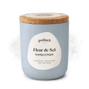 Meersalz Potluck Gewürzfreunde Fleur de Sel handgeschöpft 80g