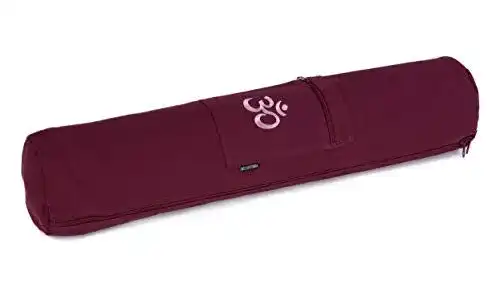 Yogatasche Yogistar 108842 OM aus Baumwolle, 65 cm, bordeaux