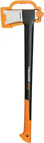 Fiskars Spaltaxt X25-XL mit Klingen- und Transportschutz