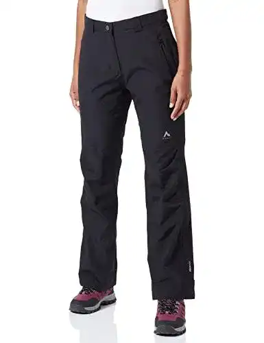 McKinley Damen Regenhose Carlow II in Schwarz