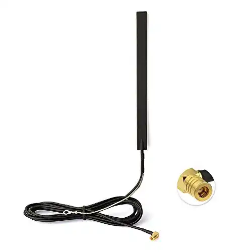 Scheibenantenne Eightwood DAB+ Antenne mit SMB-Adapter für Autos