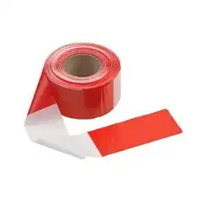 Connex Absperrband 500 m x 80 mm in Rot/Weiß, beidseitig bedruckt