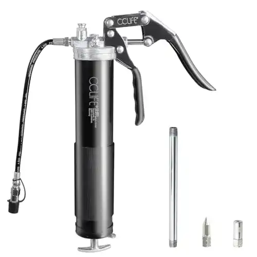 CCLIFE Einhand Fettpresse 6000 PSI mit Pistolengriff
